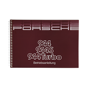 Porsche Instructieboekje voor 944 II, 944 S, 944 Turbo (Duitstalig) – modeljaar 1988