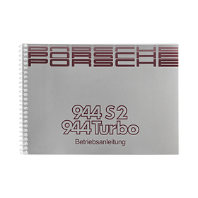 Porsche Instructieboekje voor 944 S2, 944 Turbo (Duitstalig) – modeljaar 1990
