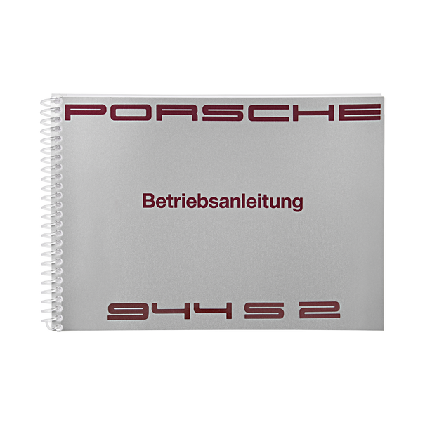 Porsche Instructieboekje voor 944 S2 (Duitstalig) – modeljaar 1991
