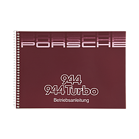Porsche Instructieboekje voor 944 II, 944 Turbo (Engels) – modeljaar 1986