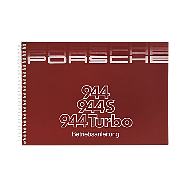 Porsche Instructieboekje voor 944 II, 944S, 944 Turbo (Engels) – modeljaar 1987