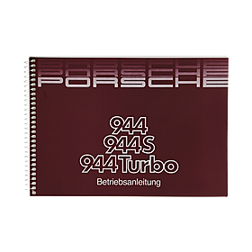 Porsche Instructieboekje voor 944 II, 944S, 944 Turbo (Engels) – modeljaar 1988