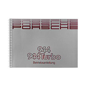 Porsche Instructieboekje voor 944 II, 944 Turbo (Engels) – modeljaar 1989