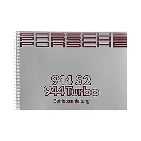 Porsche Instructieboekje voor 944 S2, 944 Turbo (Engels) – modeljaar 1990