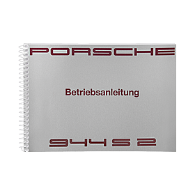Porsche Instructieboekje voor 944 S2 (Engels) – modeljaar 1991