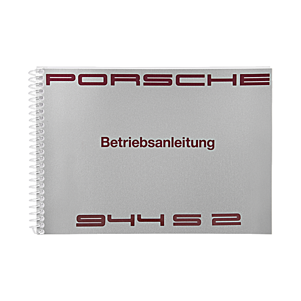 Porsche Instructieboekje voor 944 S2 (Engels) – modeljaar 1991