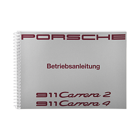 Porsche Instructieboekje voor 911 Carrera 2–4 (Duitstalig) – modeljaar 1991