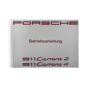 Porsche Instructieboekje voor 911 Carrera 2-4 (Engels) – modeljaar 1991