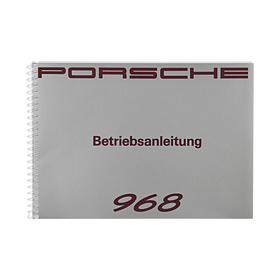Porsche Instructieboekje voor 968 (Duitstalig) – modeljaar 1992