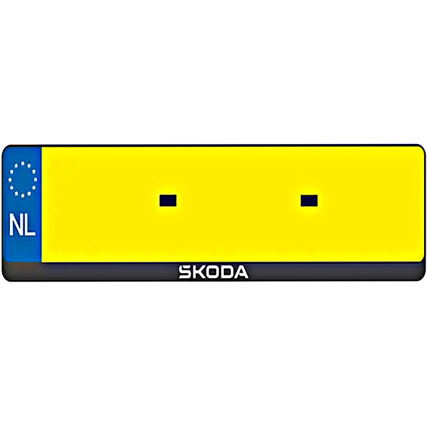 SKODA Škoda kentekenplaathouder