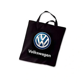 Volkswagen Draagtas katoen, zwart met VW-logo