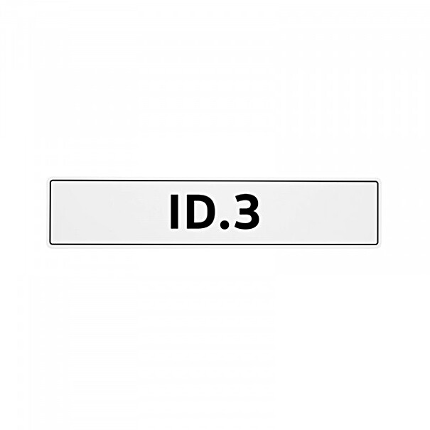 Volkswagen Kentekenplaat ID.3