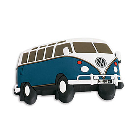 Volkswagen Kunststoffmagnet 3D-Nachbildung Original Bulli T5, Blau