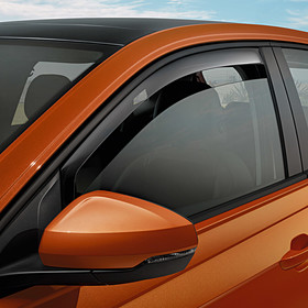 Volkswagen Windgeleiders Polo, voorportieren