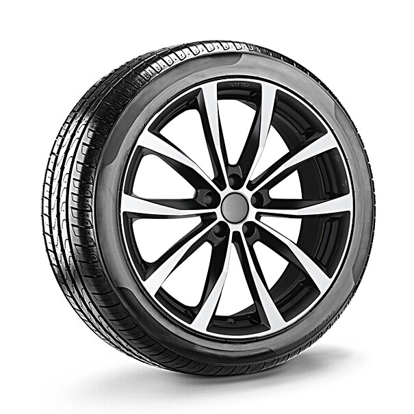 17 inch all-seasonset stijl 12, zwart gepolijst - Volkswagen Polo