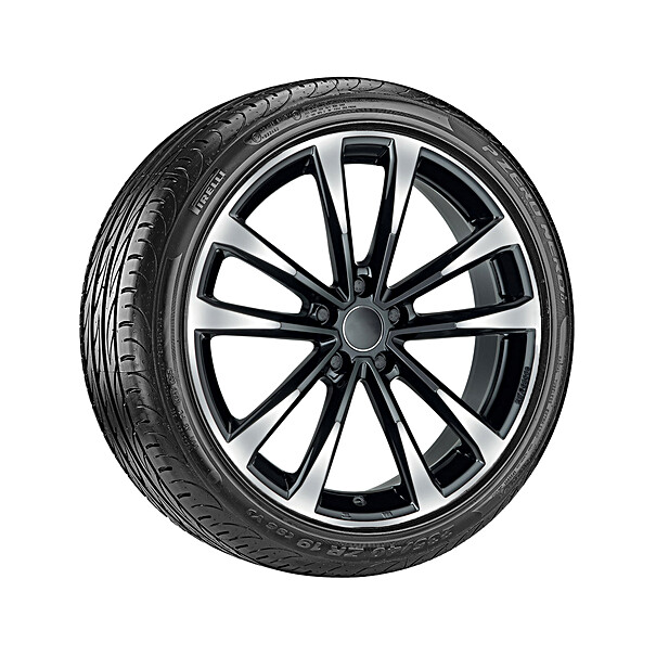17 inch zomerset stijl 7, zwart gepolijst - Volkswagen Polo