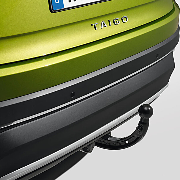 Volkswagen Afneembare trekhaak Taigo, inclusief 13-polige kabelset.