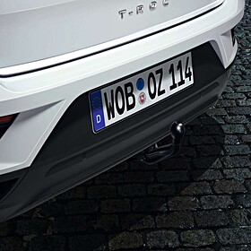 Volkswagen Afneembare trekhaak T-Roc Cabrio, inclusief 13-polige kabelset.