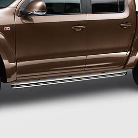 Volkswagen RVS sidebars Amarok, gepolijst