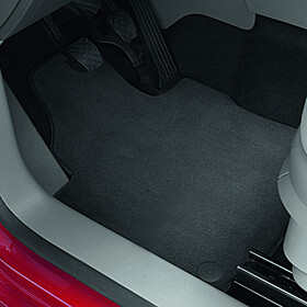 Volkswagen Velours mattenset Caddy Combi, schuifdeur rechts, achter