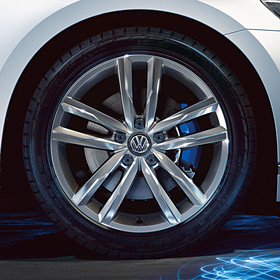Volkswagen 18 inch lichtmetalen zomerset, zelfdichtend, Dartford