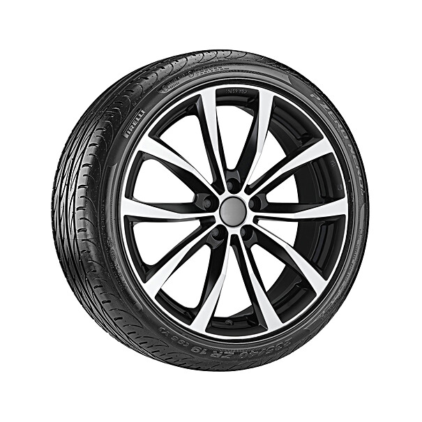 20 inch zomerset stijl 12, zwart gepolijst - Volkswagen Passat