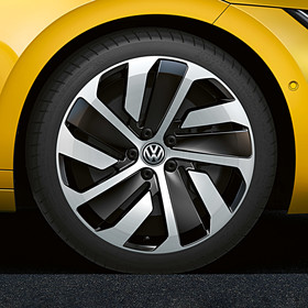 Volkswagen 19 inch lichtmetalen zomerset, zelfdichtend, Montevideo