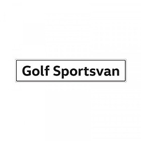 Volkswagen Kentekenplaat Golf Sportsvan