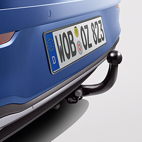 Volkswagen Vaste trekhaak Golf, inclusief 13-polige kabelset