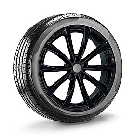 Volkswagen 16 inch all-seasonset stijl 12 hoogglans zwart - Golf