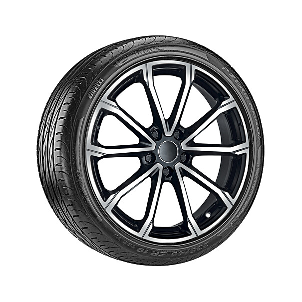 17 inch zomerset stijl 3, zwart gepolijst - Volkswagen Golf