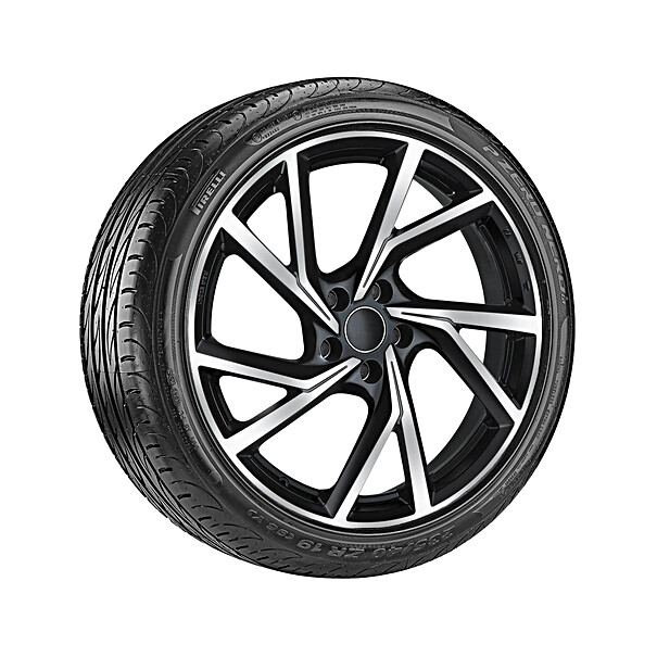 20 inch zomerset stijl 2, zwart gepolijst - Volkswagen Tiguan