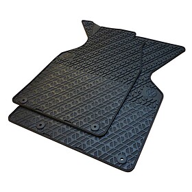 Volkswagen Mattenset rubber voor, zwart