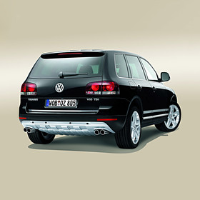 Volkswagen Chromen uitlaatsierstuk (dubbel)