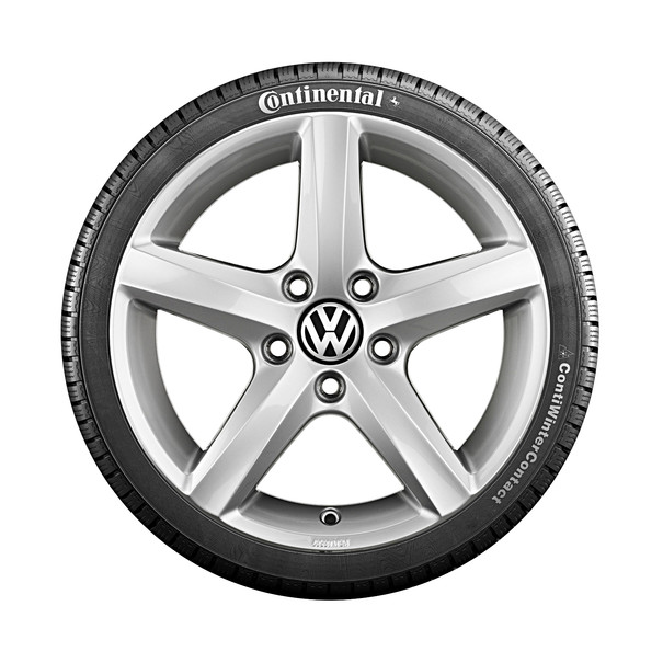 Volkswagen 17 inch lichtmetalen winterset Aspen, Touareg