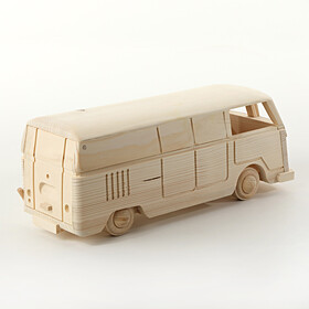 Volkswagen Model hout T1 bus, ruimte voor fles wijn