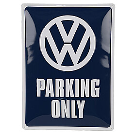 Volkswagen Emaille bord, VW parking only