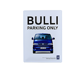 Volkswagen Emaille bord, Bulli parking only